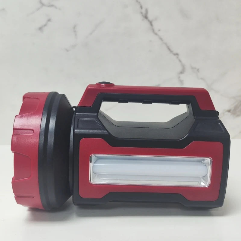 Long Range Hand-held Working Torch Powerful LED Lamp Portable Waterproof Searchlight With Side Light