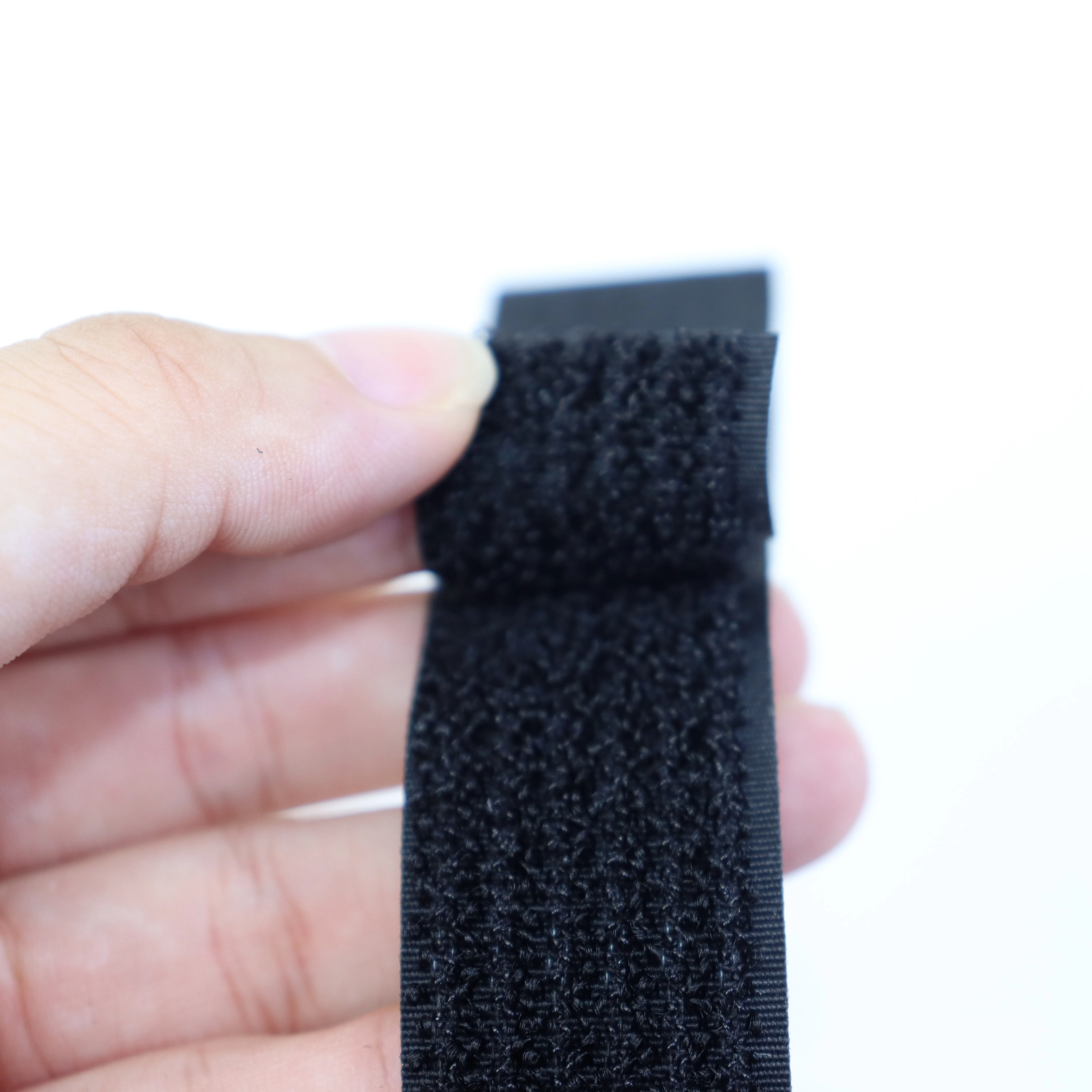 25mm Self-Adhesive Stretch Hook Loop Fastener Tape Custom Sizes Nylon Fabric Magic Velcroes Hook and Loop On the one side