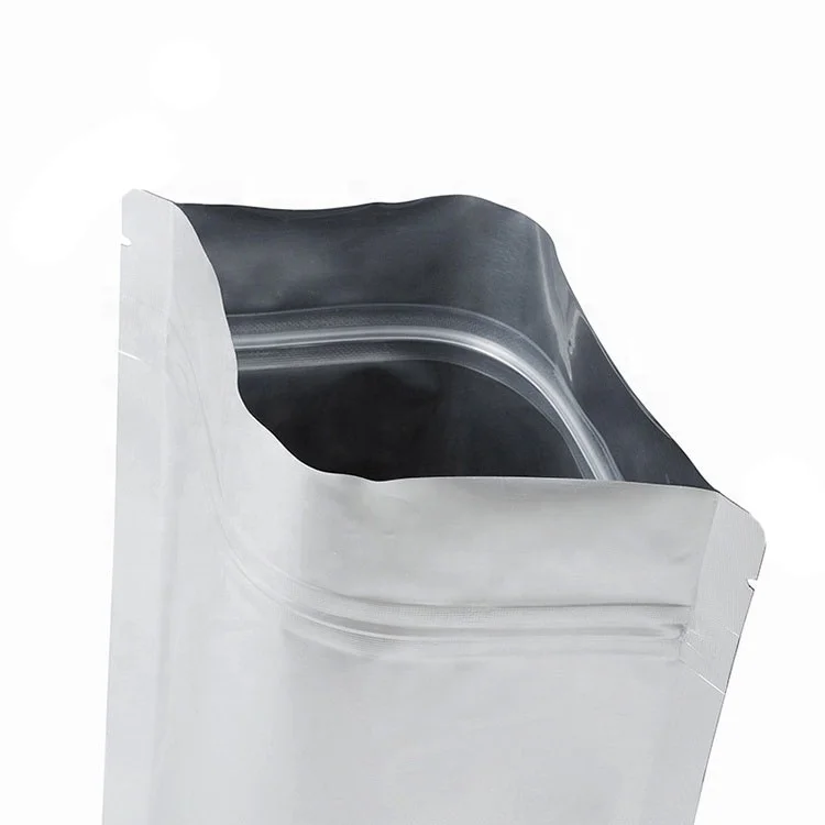 Галлоновые стоя из чистой алюминиевой фольги майларовые серебряные перезаряжаемые пакеты на молнии с застежкой-молнией упаковка для хранения продуктов