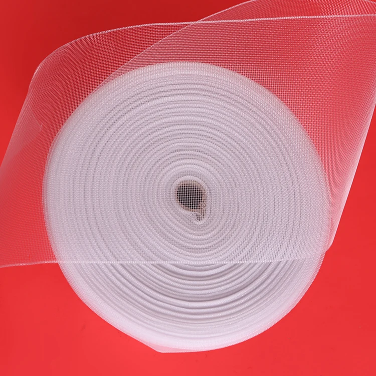 Low prices transparent nylon heading types polyester material pencil pleat tape curtain