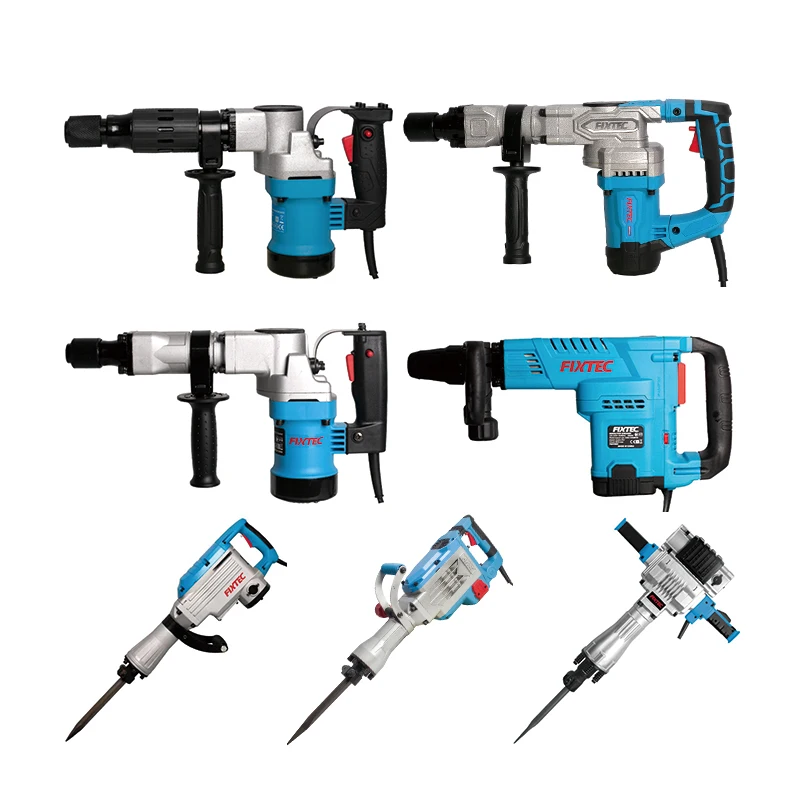 FIXTEC 110V 1500W Wholesale Heavy Duty 11 kg Powerful Concrete Breaker Electric SDS MAX Demolition Jack Hammer