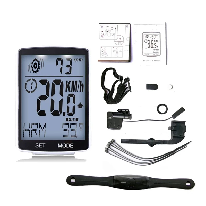 Wholesale Large Screen 3 in 1 Wireless Rainproof Cycle Computer Bicycle