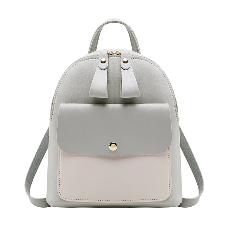 Fashion Multi-function Cute Women Mini Backpack Ladies PU Leather Small Backpack