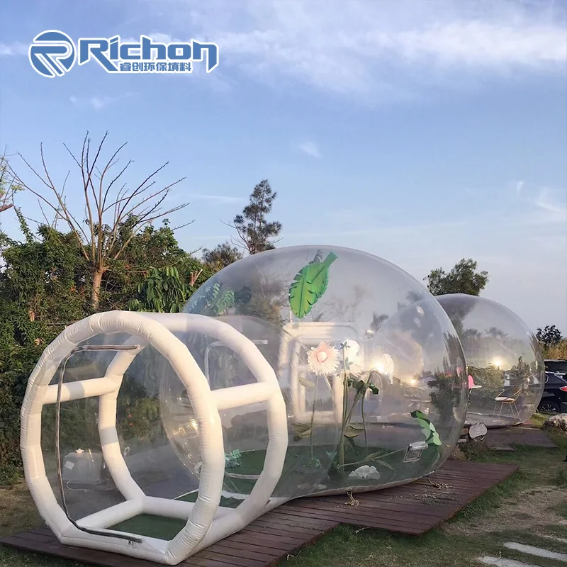 Outdoor Kids Party Transparent Dome House Balloon Decoration Inflatable Bubble Tent For Party