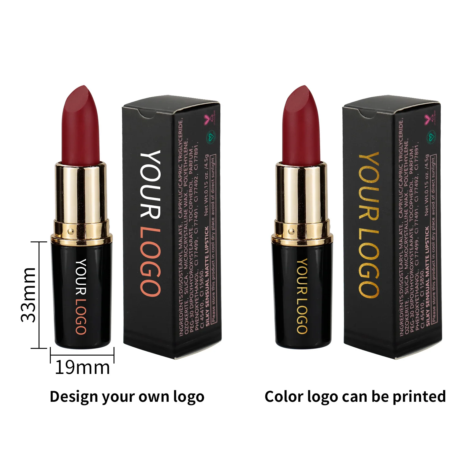 Nude colors Long Lasting Matte lipstick Velvet matte lip stick Silky waterproof private label matte lipstick