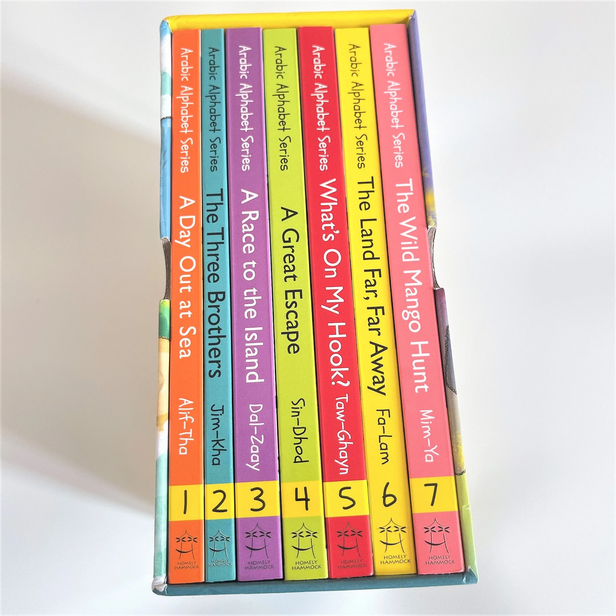 printed books alphabet board books in set with box slip case - boxset