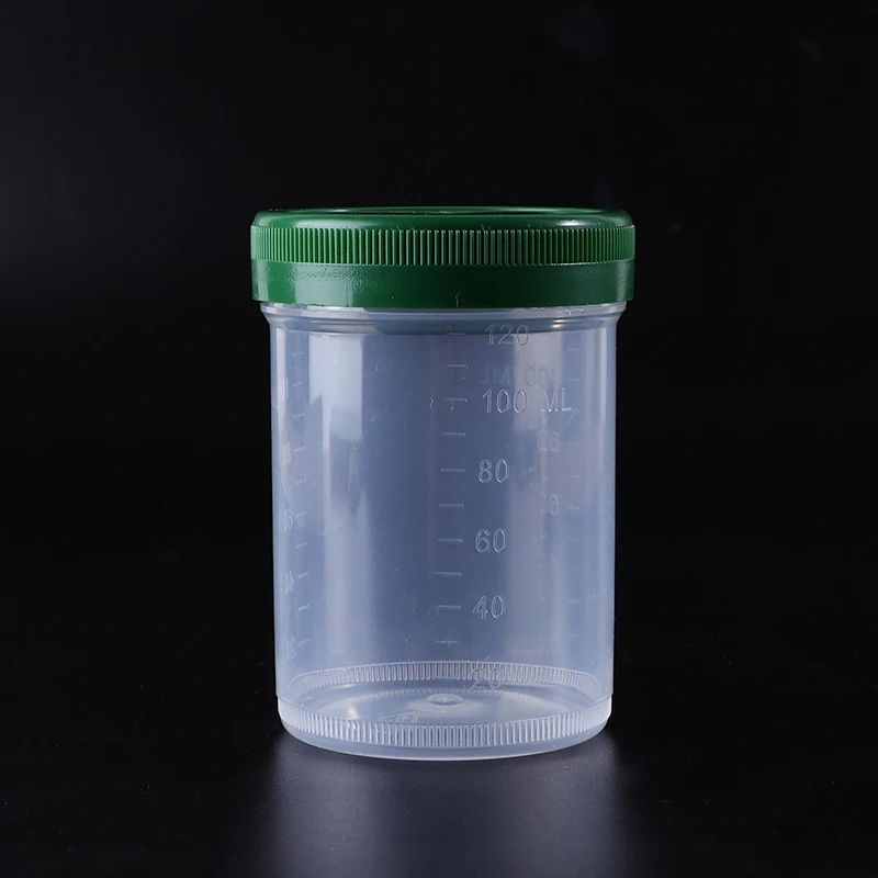 Good Sealing 4oz 120ml Formalin Cup Plastic Sample Cup with Screw Top