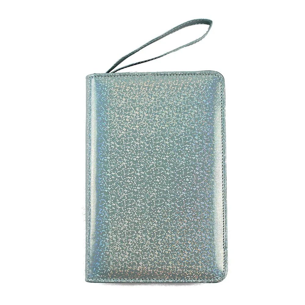 Wholesale A5 A6 Pu Leather Cover 6 Ring Zipper Ring binder Clear Pocket Money Organizer Wallet Cash Envelopes Budget Binder