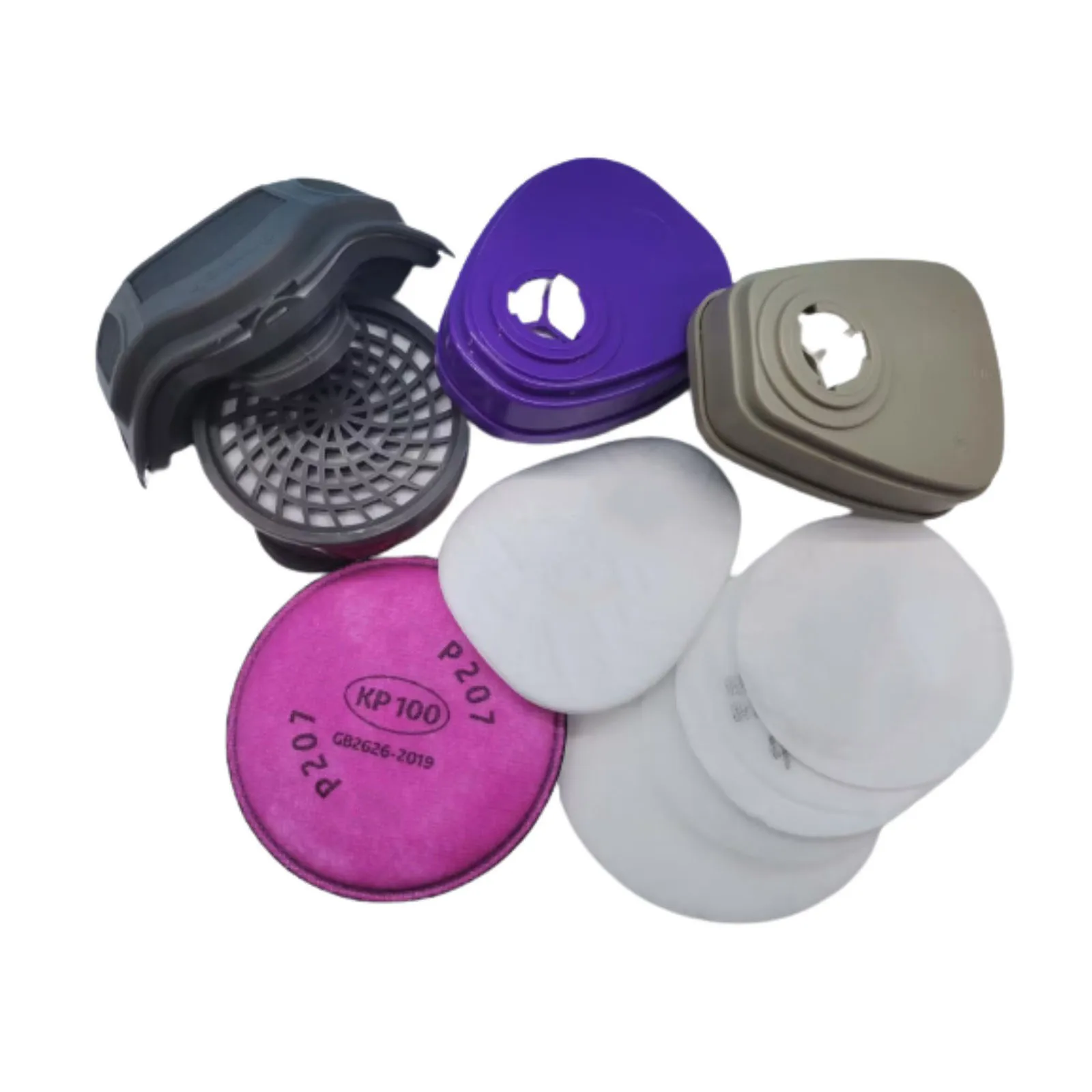 Cartridge/Filter Helps Protect Against Organic Vapors, Acid Gases, Formaldehyde Replaceable for P100/2091/6001/6100