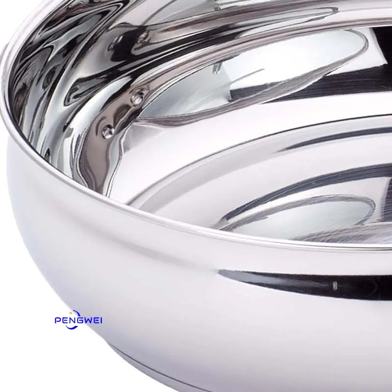 Pengwei Manufacturer Round Commerical Food Warmer Set pot and pan non-stick With Glass Lid