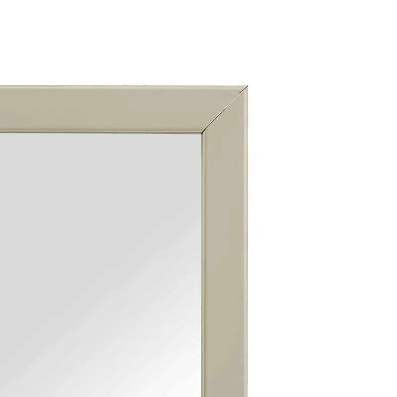 Customized modern suit mirror wall decor modern silver mirrored w shape console