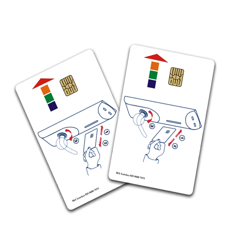 High quality customized printing plastic PVC contact atm chip memory card