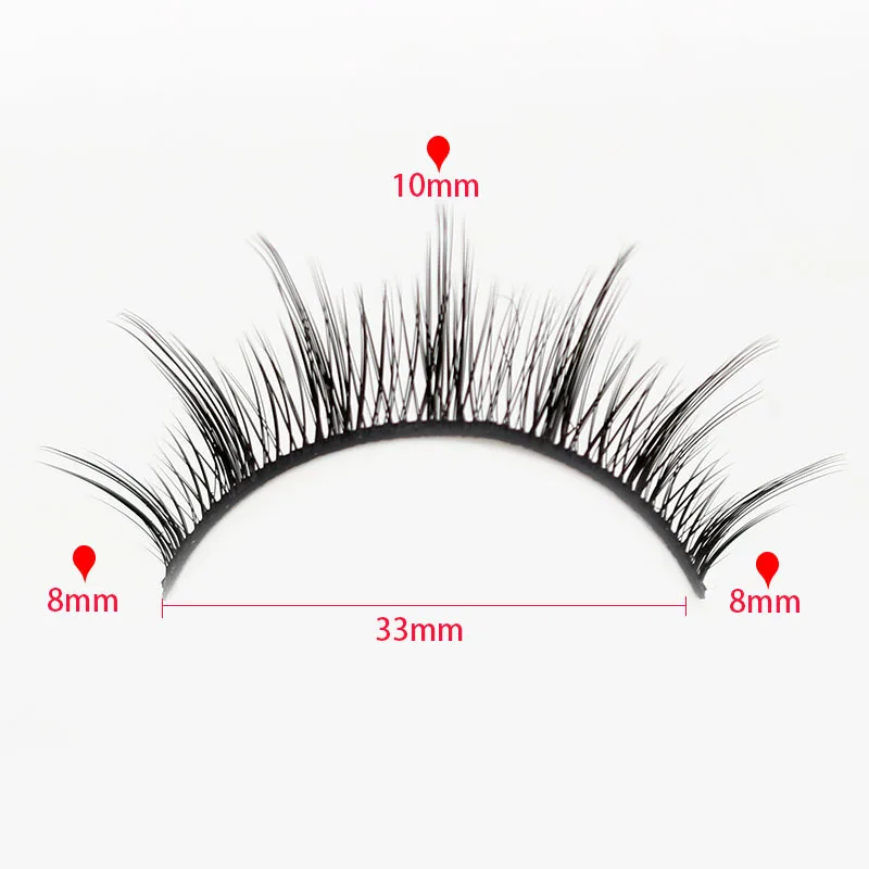 OEM False Eyelashes Factory 5 Pairs False Eyelashes Premium Fiber Natural False Eyelashes Wholesale