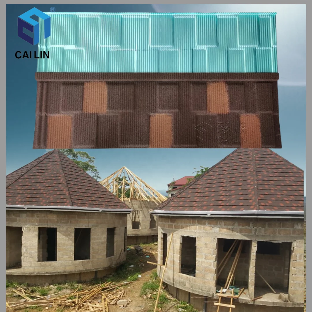 Free Sample High Quality Newest Building Construction Materials Color Stone Coated Corrugated Metal Roofing Price
