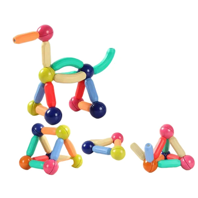 Kids Building Blocks Educational Baby Toys Magnetic Building Sticks Blocks Toys Fun Magnetic Blocks Building