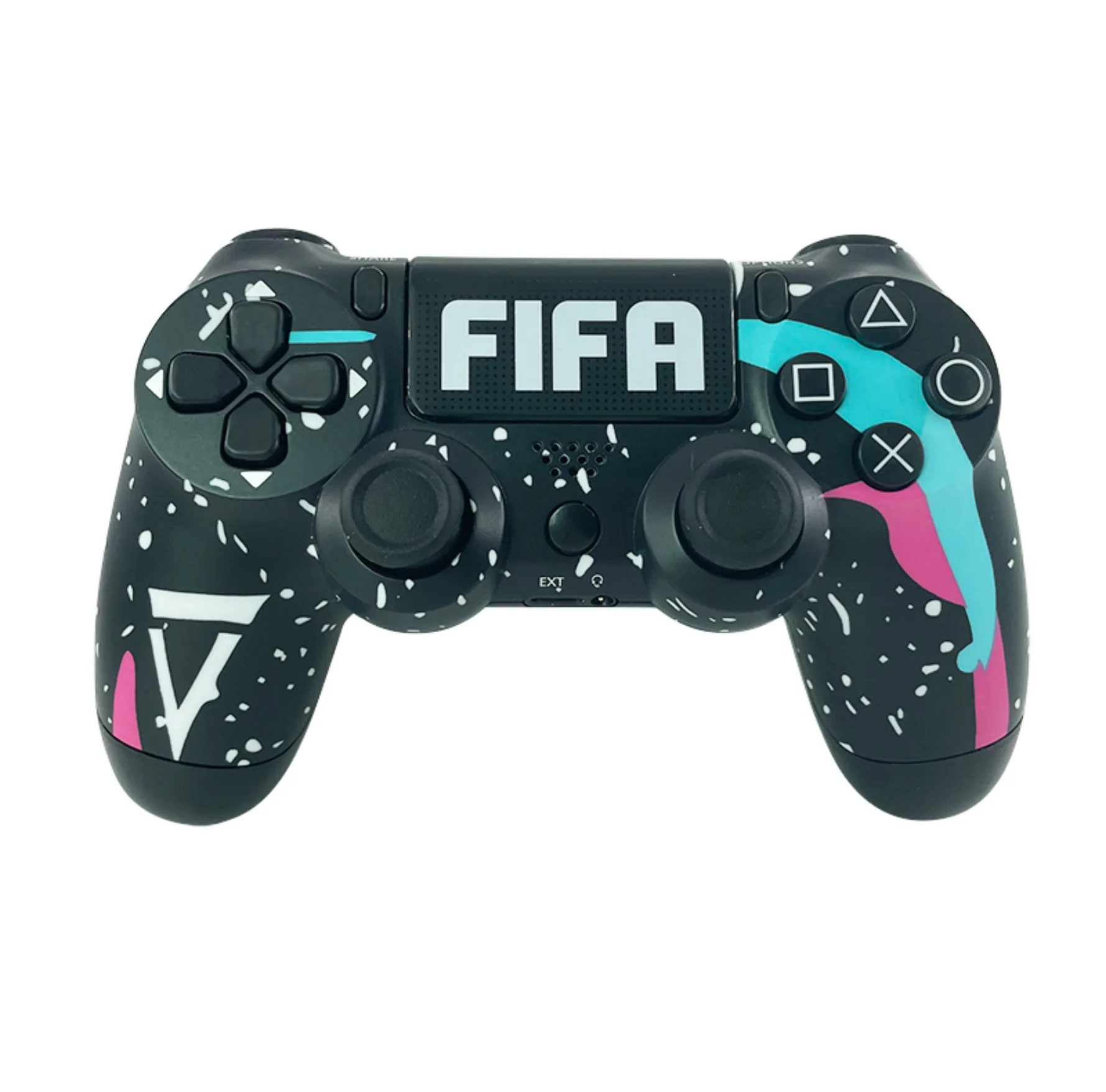 Беспроводная Улучшенная двойная вибрационная консоль для видеоигр PS4 игровой контроллер совместимый с