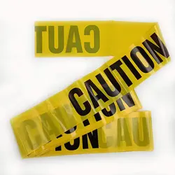 BG Waterproof PE Plastic Warning Decorative Halloween Caution OPP Tape