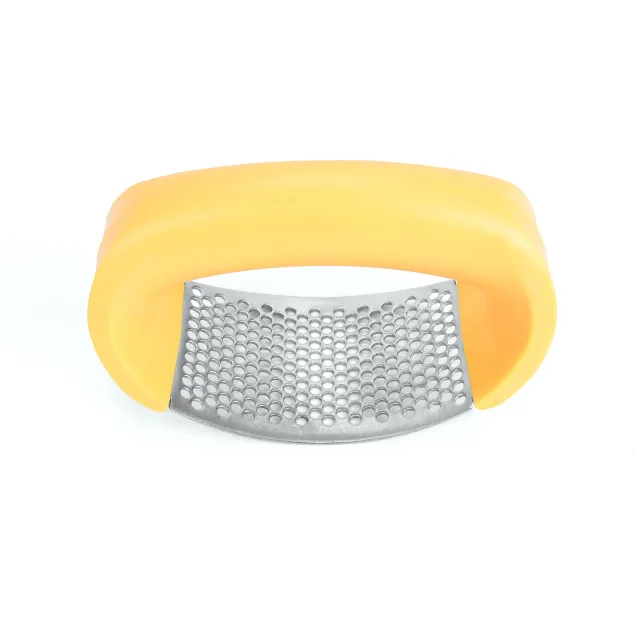 Wholesale multifunctional manual garlic press household kitchen universal compact portable stainless steel garlic press