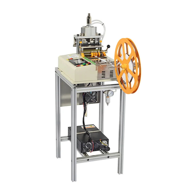 Ultrasonic Electrical Tape Roll Cutter To Cut For Fabric Die Fome Electric Ribbon Cutting Machine