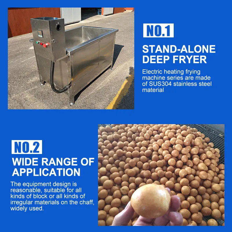 Professional Home Use Electric Dry Fryer Machine Automatic Batch for Yeast Raised Donut and Potato Chips Four Air Fryer