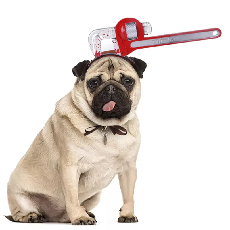 Halloween Dog Supplies Play Pranks Headband Hat Pet Christmas Cool Dog Costume Cute Headwear Accessories