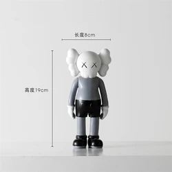 Nordic creative light luxury bear ornaments tide play doll resin crafts home decoration ornaments