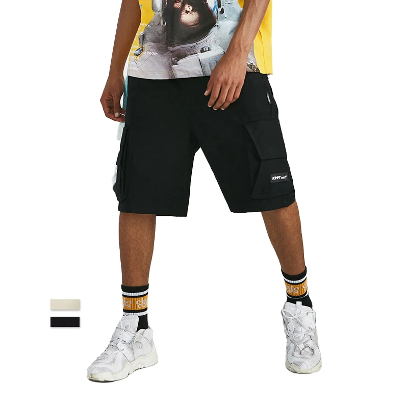 summer  New Mens Shorts Long Drawstring Fashion Sports Streetwear Shorts