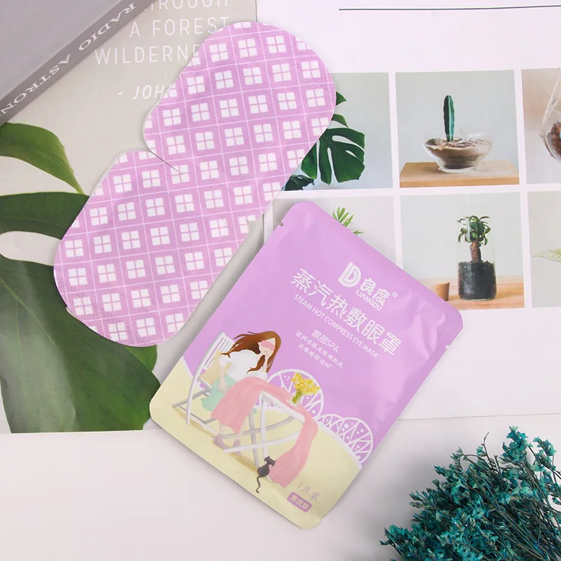 HOT Heating warm Steam Eye Mask  lavender flavor with Factory Price