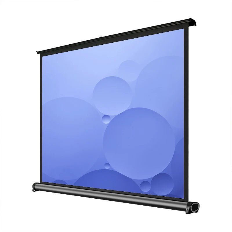 Factory price retractable projector screen pull up down fabric 4k laser wireless outdoor cloth for projector Projektionswand