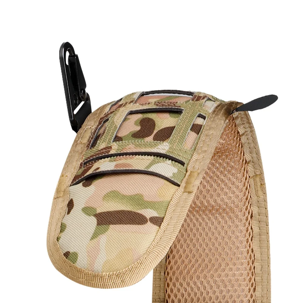 Laser Cut Tactical MOLLE Men Battle Belt Training Combat  Waistband Hunting Paintball Padded Duty Waist Belts