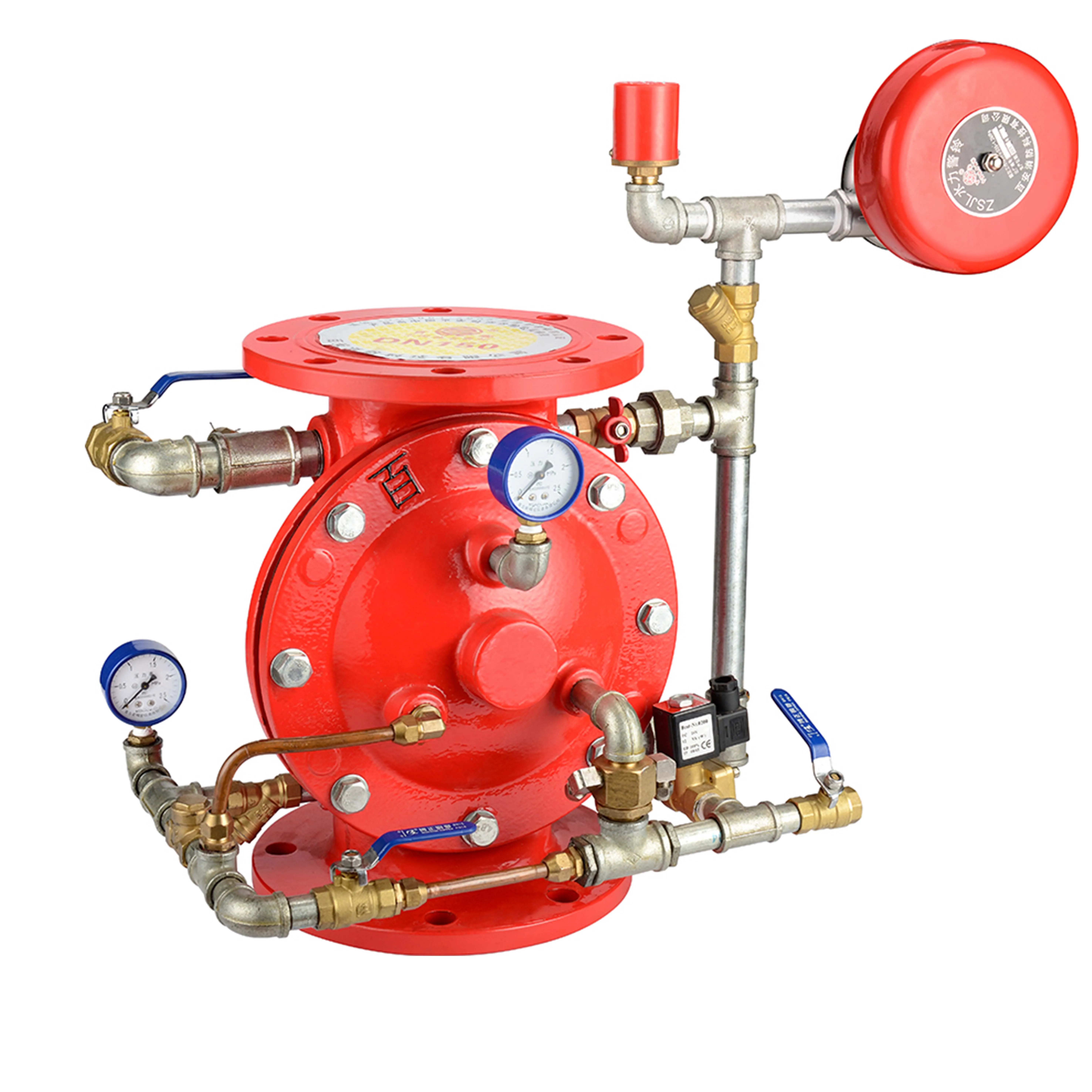 High Quality High Pressure Firefighting Equipment Deluge Fire Alarm Valve