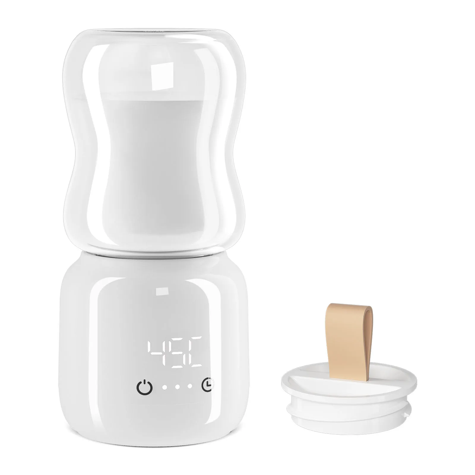 New Portable Travel USB Rechargeable Battery Capacity 8800 mAh Fast Feeding Milk Heater High Quality Baby Bottle Warmer