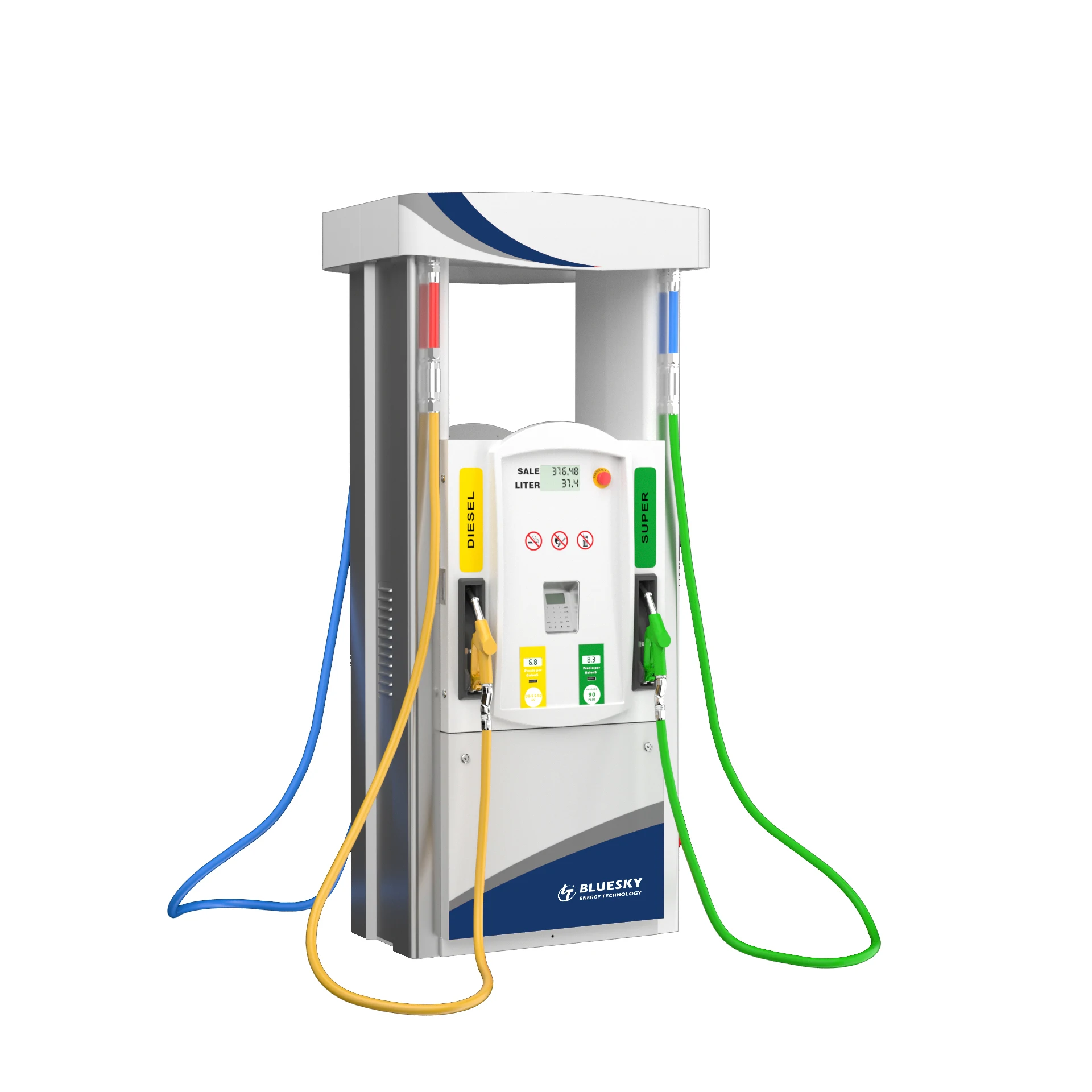 Manufacturer 1/2/4 Nozzles Automatic Petrol Big Flow gas station Fuel Pump Dispensers