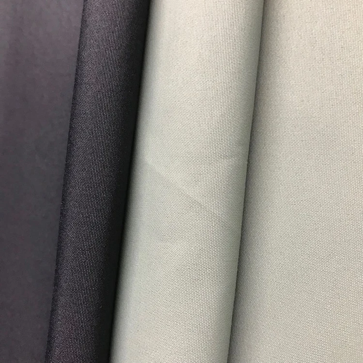  Poly Taslan Fabric PU Milky Coated Breathable