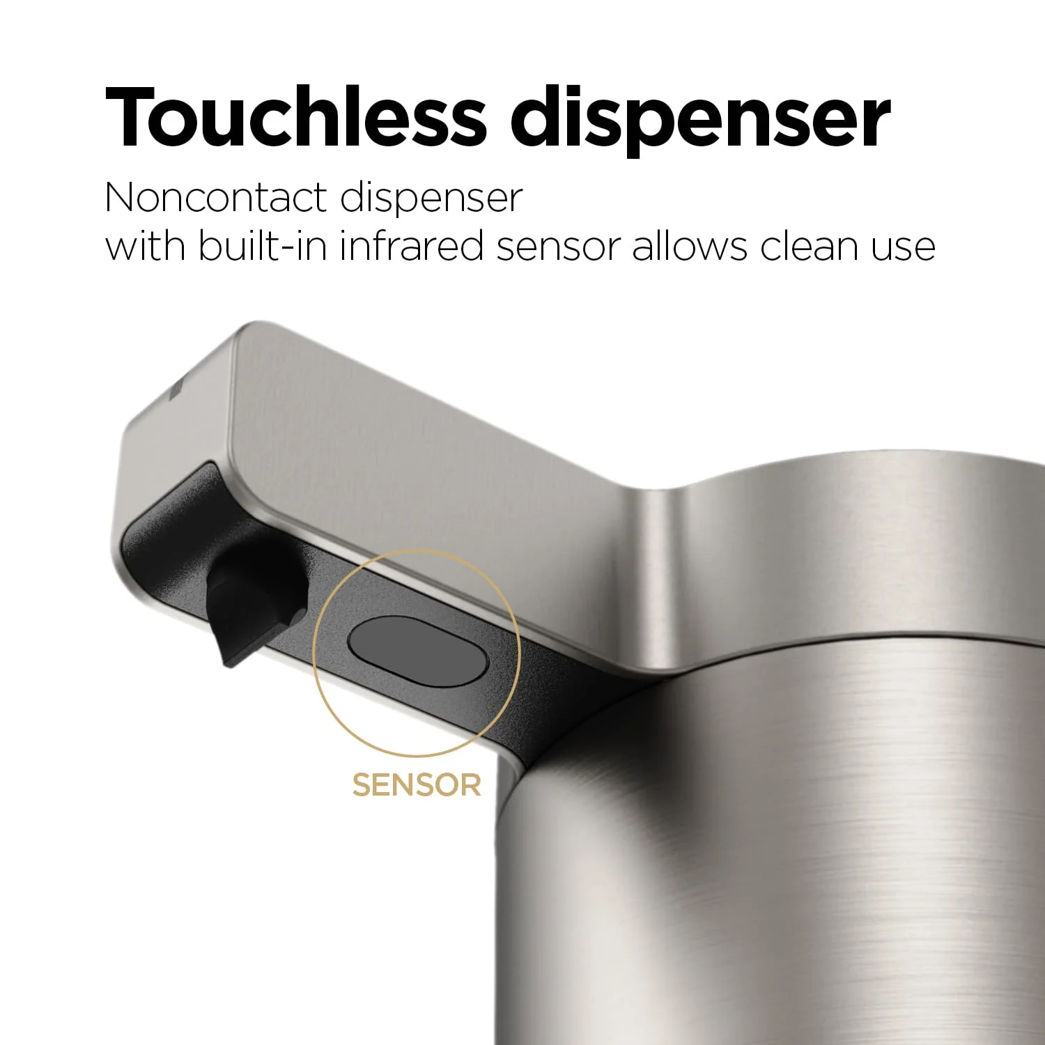 Bathroom Infrared Sensor Touchless Dish Liquid luxury Soap Dispenser Wall Mount 304 Stainless Steel Automatic Soap Dispensers