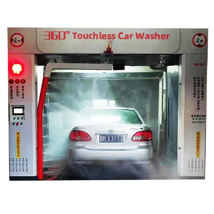 High pressure washer Touchless Intelligent gantry car cleaning machine Self Service Automatic car washing machine staff
