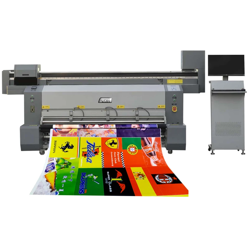 1.6M I3200A1 Head Inkjet Flag Printing Machine To Fabric Textile Flags Feather Teardrop Backpack Flags