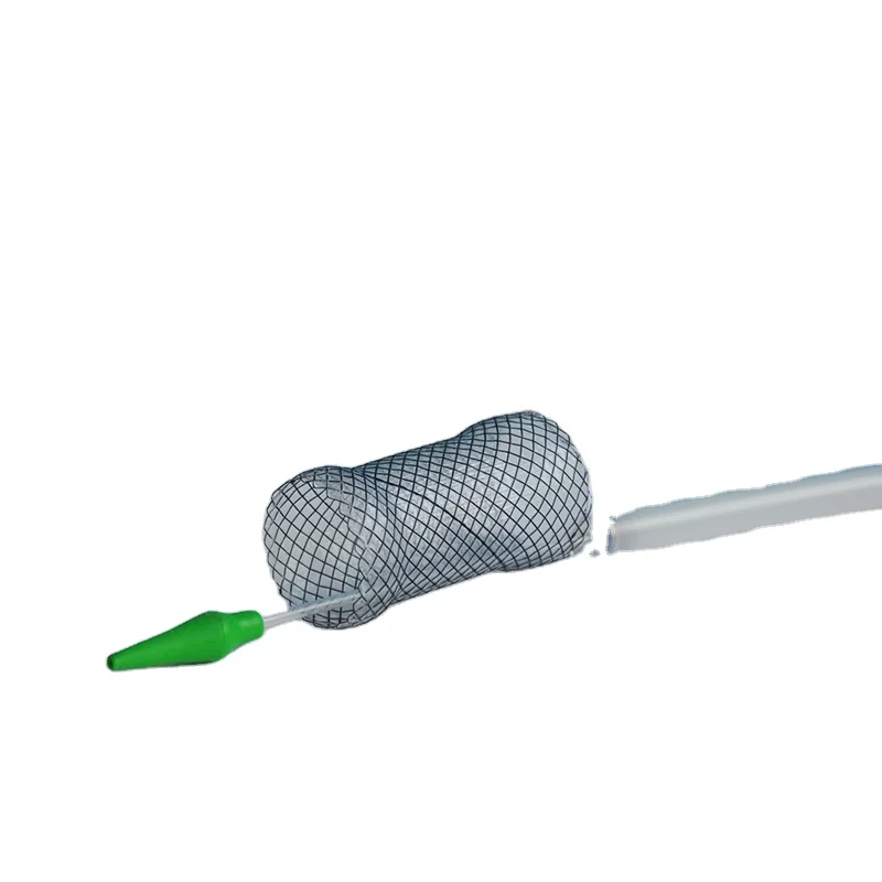 Silicone Covered Self-expandable Nitinol Memory Wire Esophageal Stent