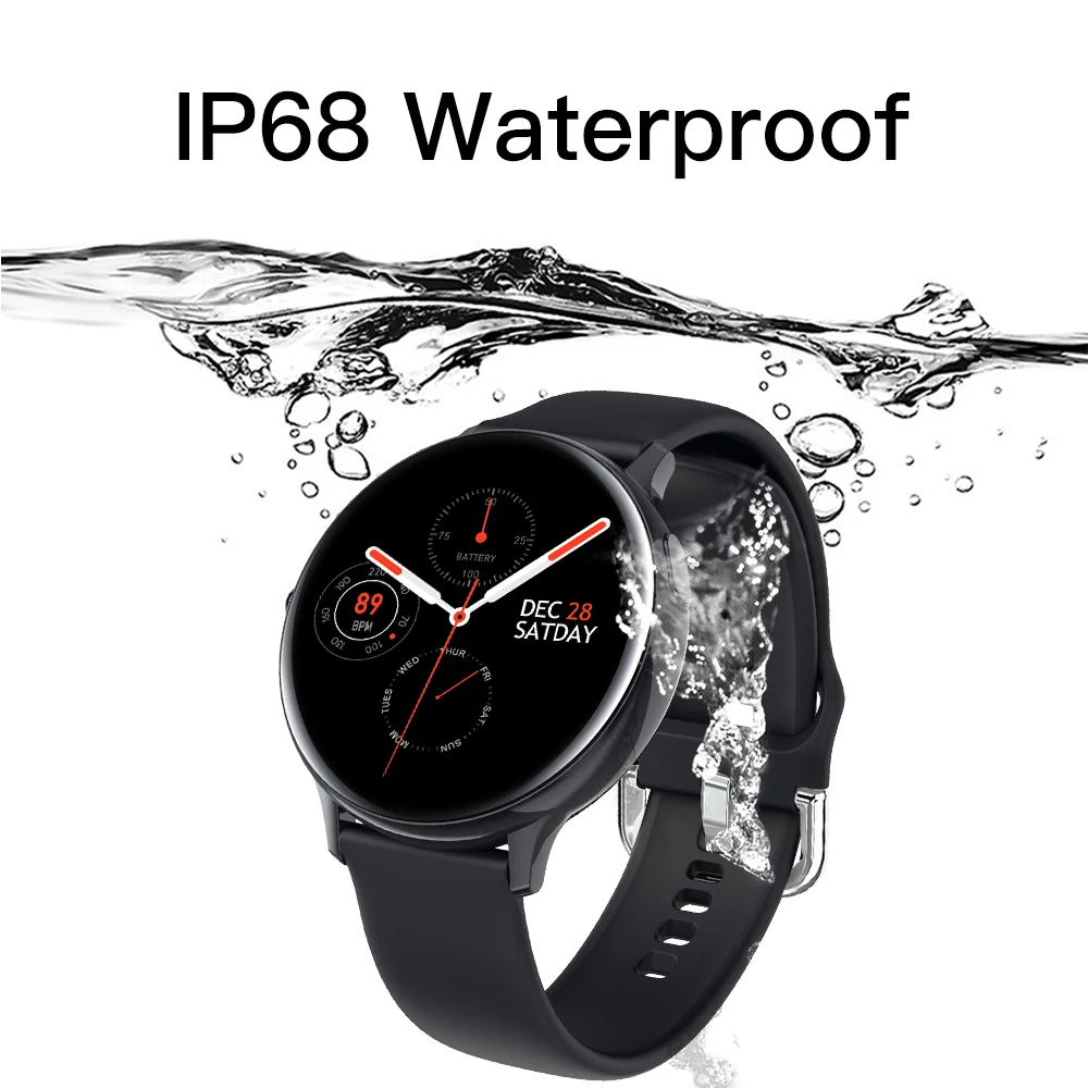IP67 IP68 водонепроницаемый смарт-часы S20 ЭКГ для 1 телефон Samsung кровяное давление кислород Facebook напоминание Смарт-часы
