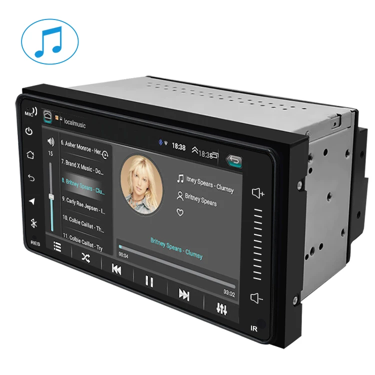 AUX TF card screen touch 7 Inch corolla radio USB Android car Monitor