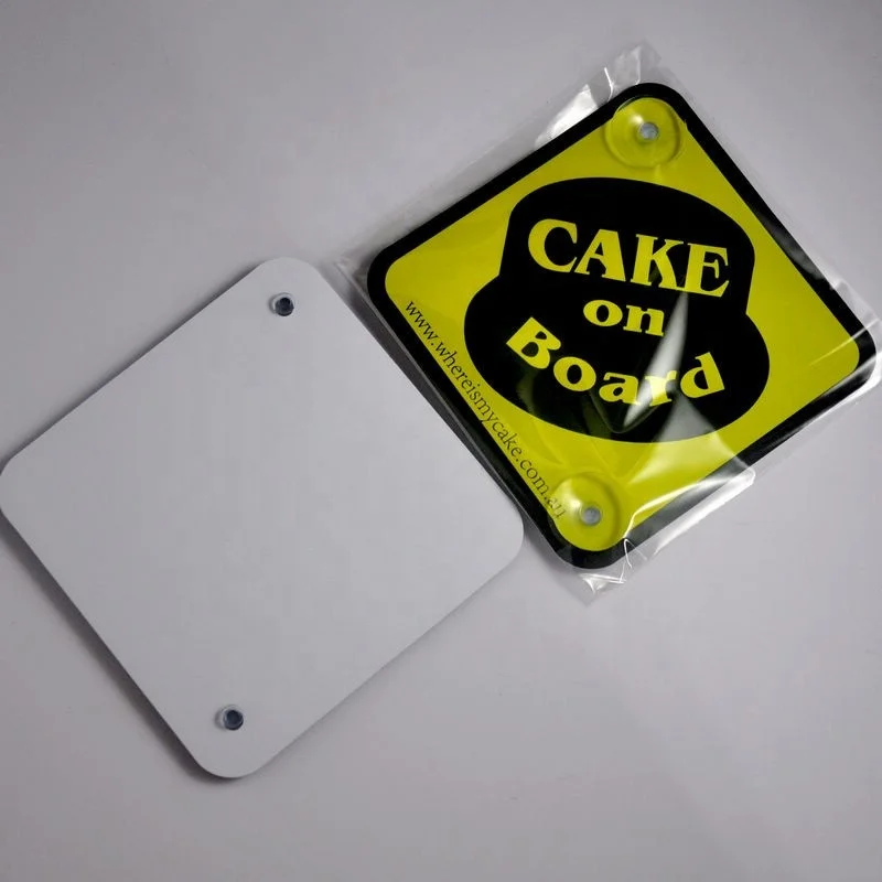 New arrived Pvc Baby on board signs safe warning sign with suction sticker