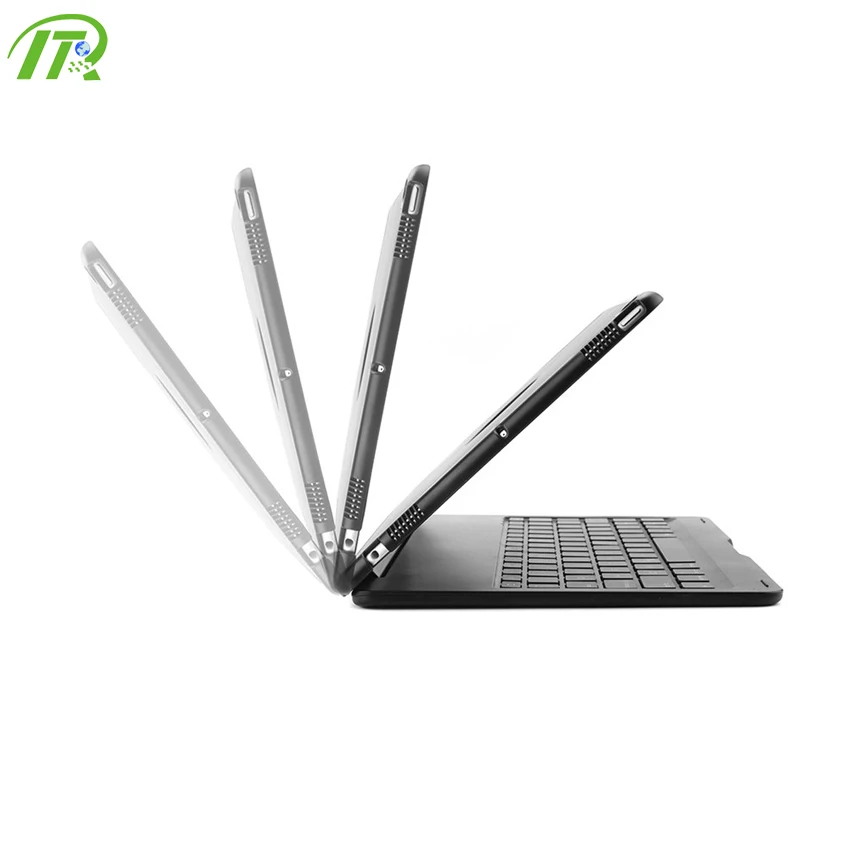 
Factory Wholesale Aluminum Alloy Folding Backlight BT Wireless Keyboard Case for iPad Air 10.5