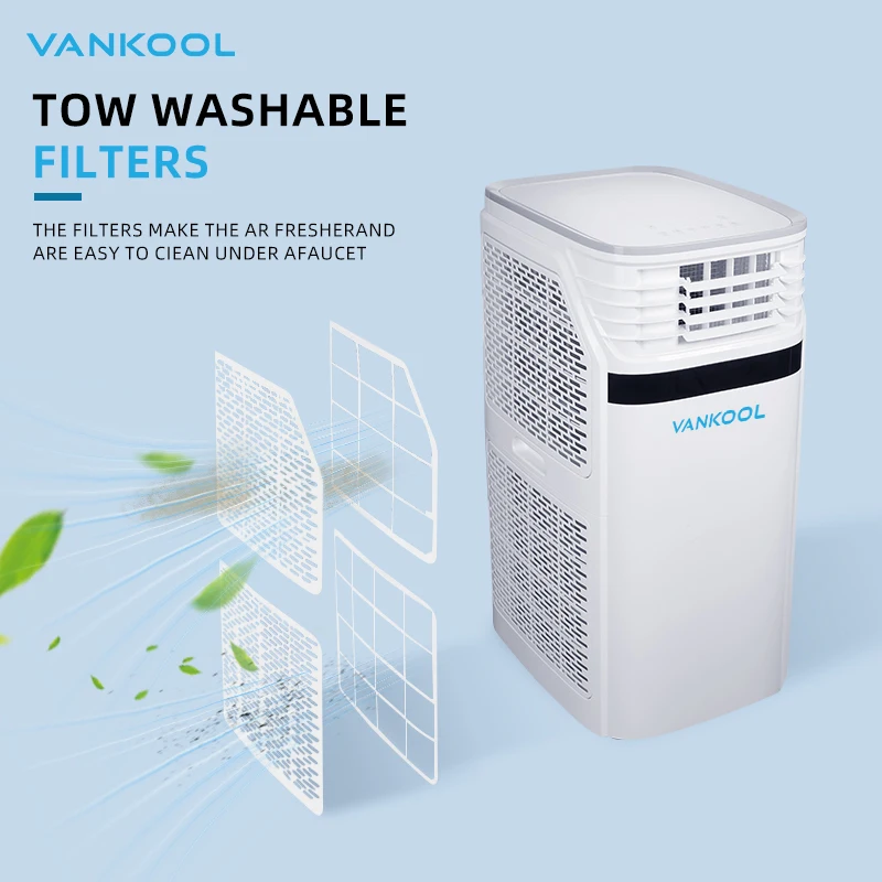 18000-24000btu smart  air conditioner electric dual hose portable ac cooling and heating air conditioner indoor