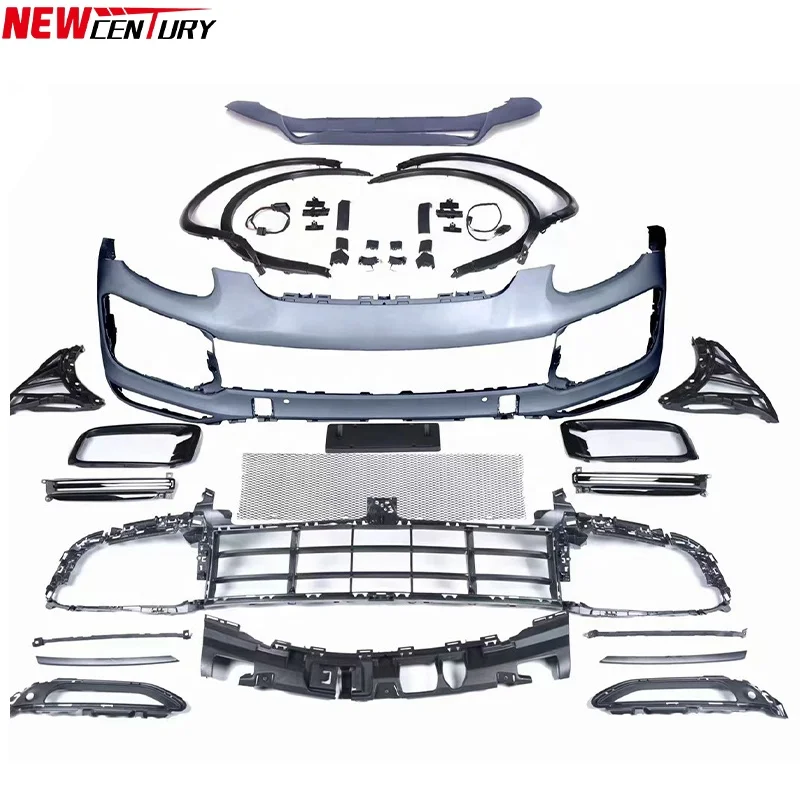 For Porsche 13-17 Cayenne 958 Old To New 9Y0  Bodykit PP Materials Front Bumper Wide Kit