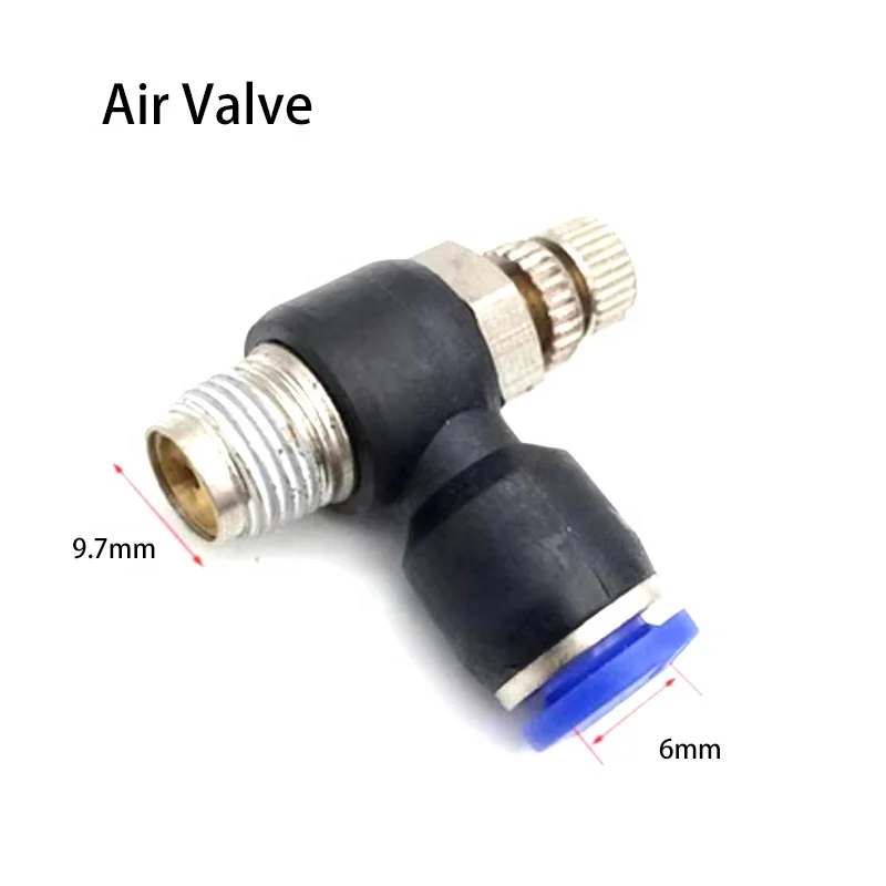 Laser Equipment Parts Straight Laser Head Adjustable Connector Air Valve for CO2 Cutting Engraving Machine