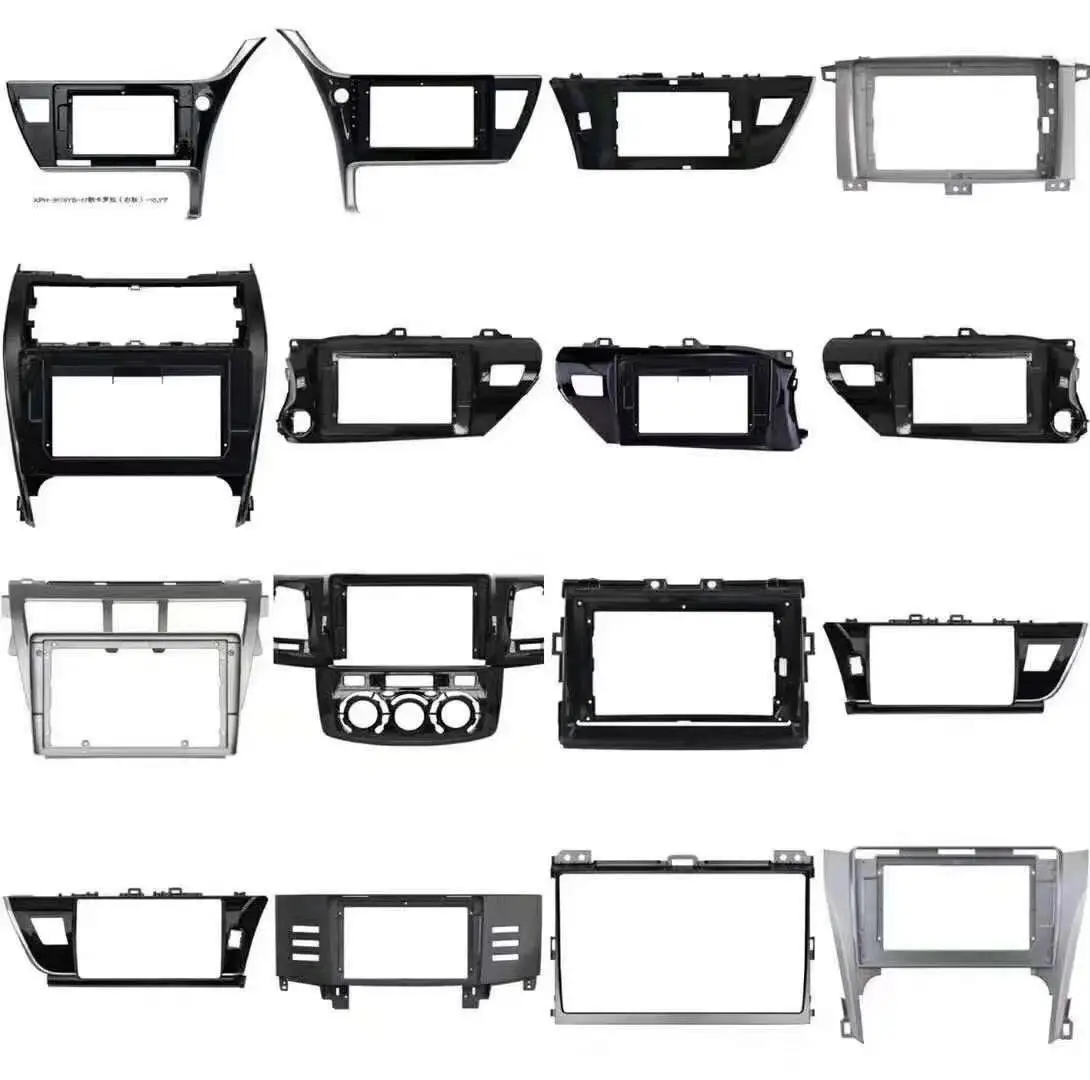 Автомагнитола рамка для Ford Focus MK3 2011-2019 9 дюймов 2DIN стерео панель с нереальной кнопкой в приборной панели комплект андроид интерьер