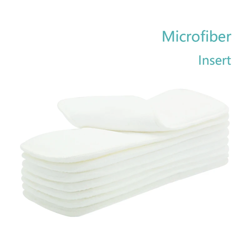 Happyflute  reusable Inserts for cloth diaper Boosters Liners For Real Pocket Cloth Nappy Diaper microfiber insert
