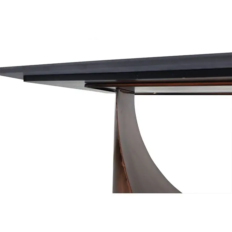 Best Dinning Modern Sintered Stone Coffee Set Rustic Fine Restaurant 2023 Cheap Price Dining Table For Conference