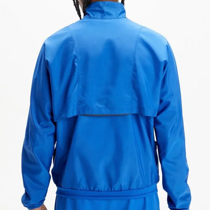 Hot Selling  Custom 100% Recycled Polyester Lightweight Water repellent the Interval Men Casual Jacket  with Side zip pockets