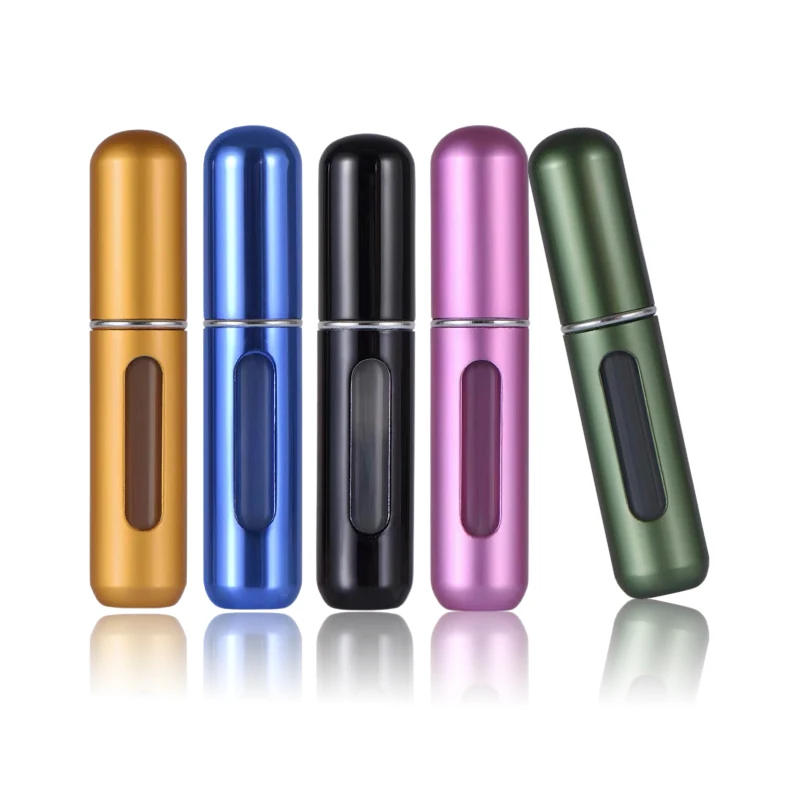 5ml Mini Perfume Bottle Travel Refillable Perfume  Spray Bottle Perspective Window